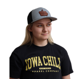 Iowa Chill Golf Logo Leather Patch Trucker