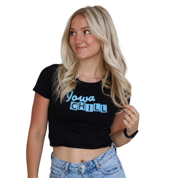 Neon Iowa Chill Crop T