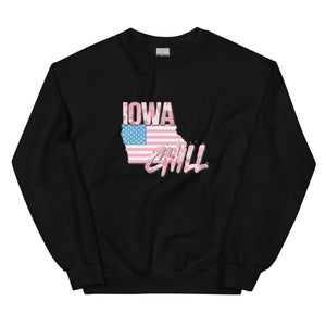 American Chill Pink Camo Crewneck