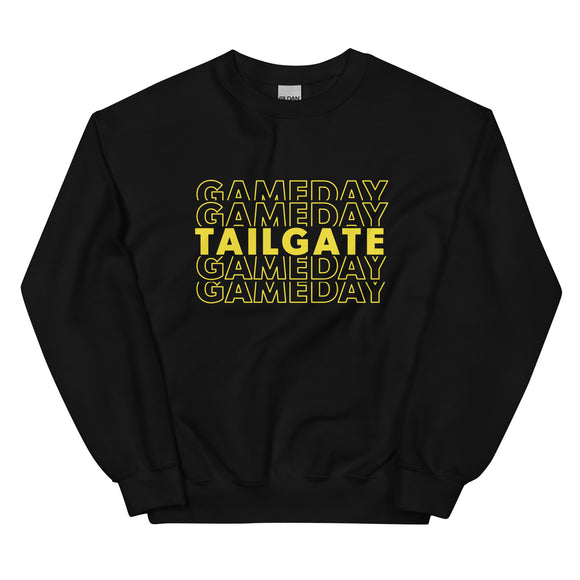 Gameday Tailgate Crewneck - Black/Gold