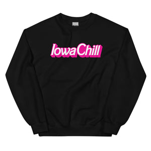 Pink Iowa Chill Crewneck