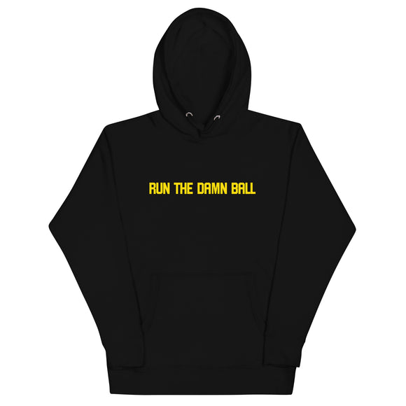 Run The Damn Ball Hoodie - Gold